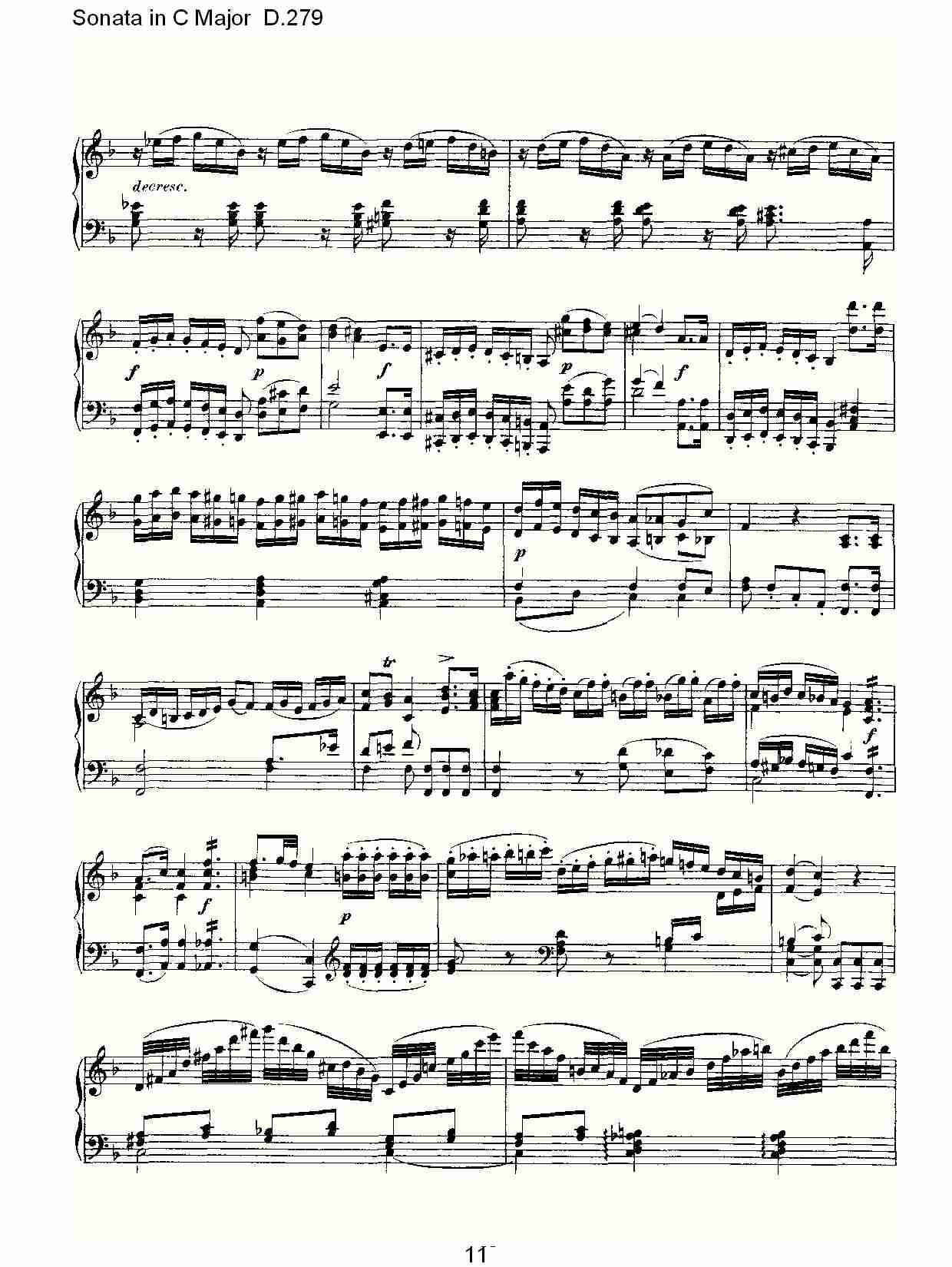 Sonata in C Major D.279   CD.279