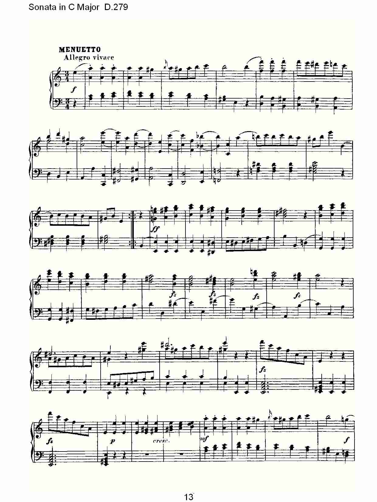Sonata in C Major D.279   CD.279