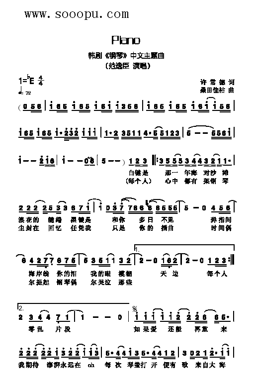 Piano  ׼