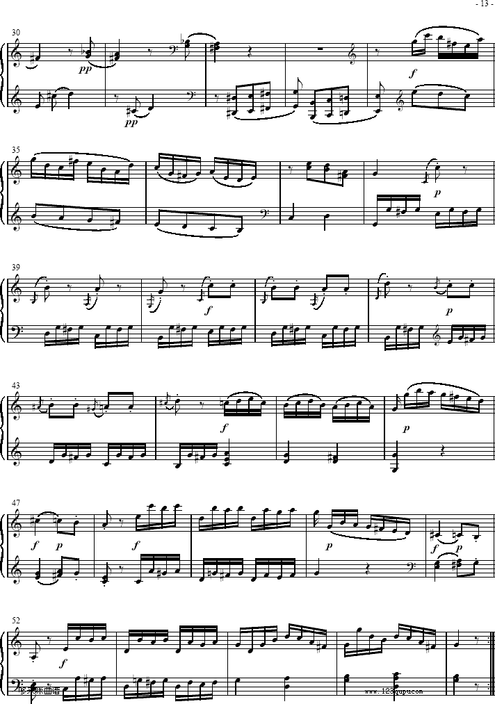  Sonatas K279 Mvt.3-Īؼ