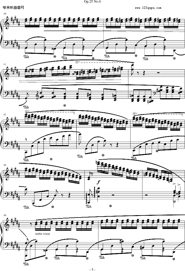 Фϰ Op.25 No.6-Ф