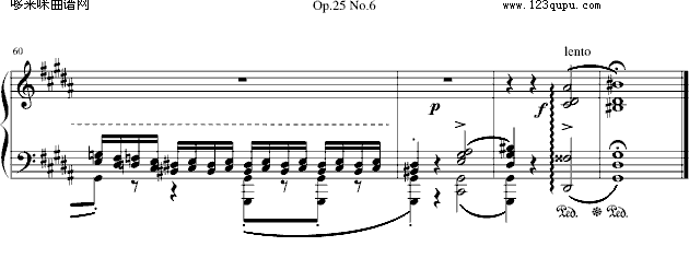 Фϰ Op.25 No.6-Ф