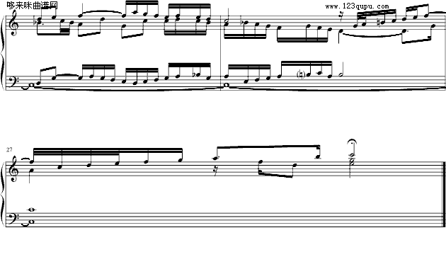 ԭ-ͺFuga I(BWV 846-2)-ͺռ