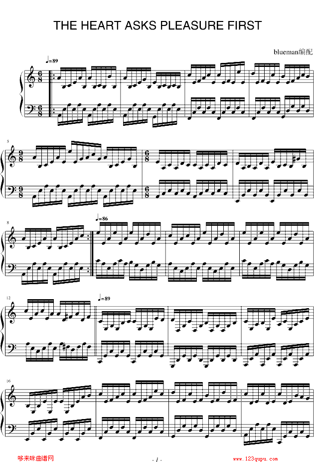 The Heart Asks Pleasure First-Michael Nyman