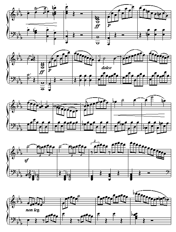 ¼