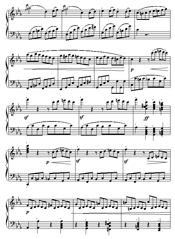 ¼