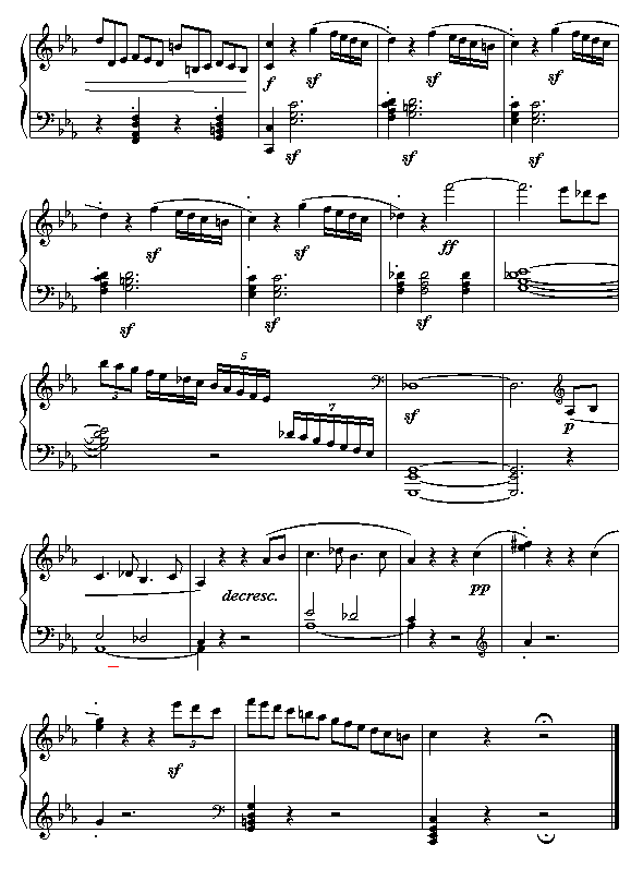 ¼