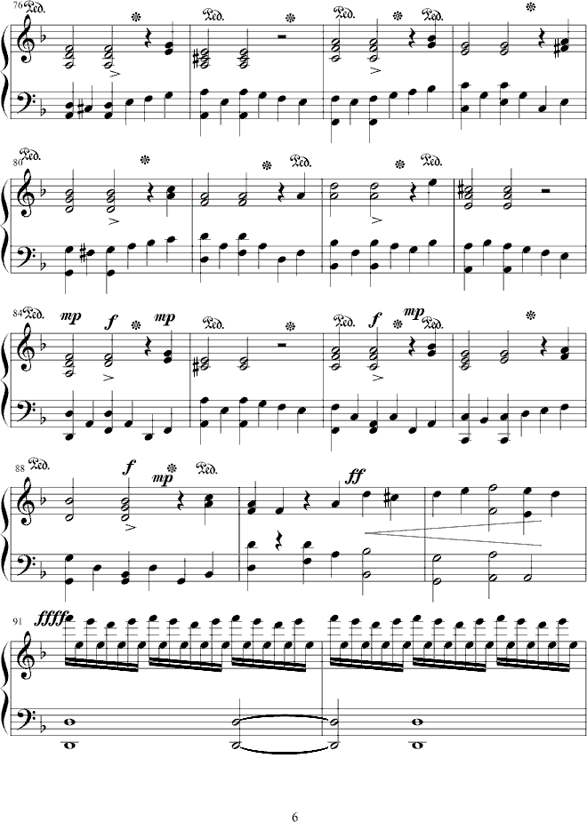 - Sarabande