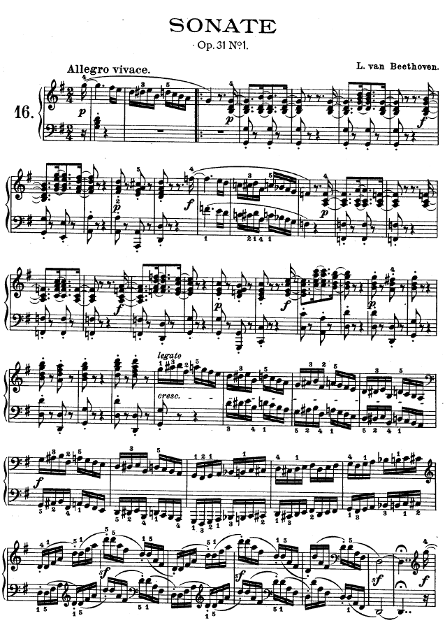 ʮ-Op.31 No.1