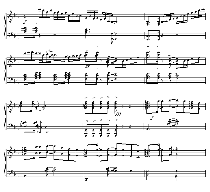¼