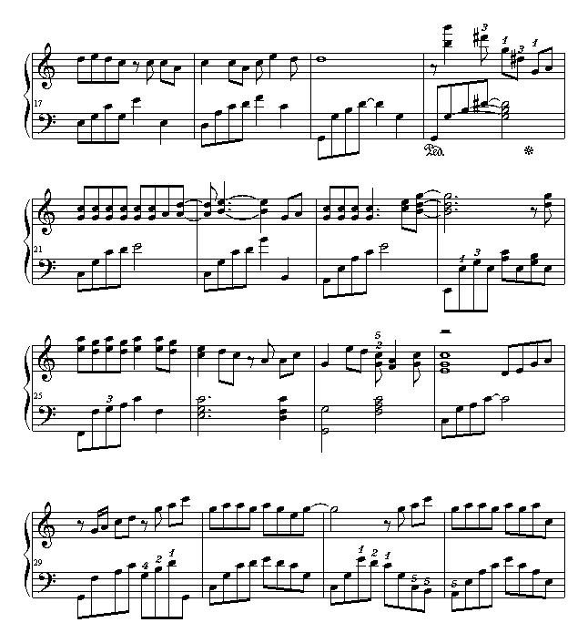 ¼