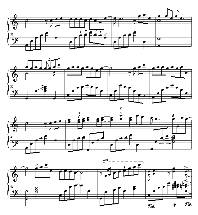 ¼