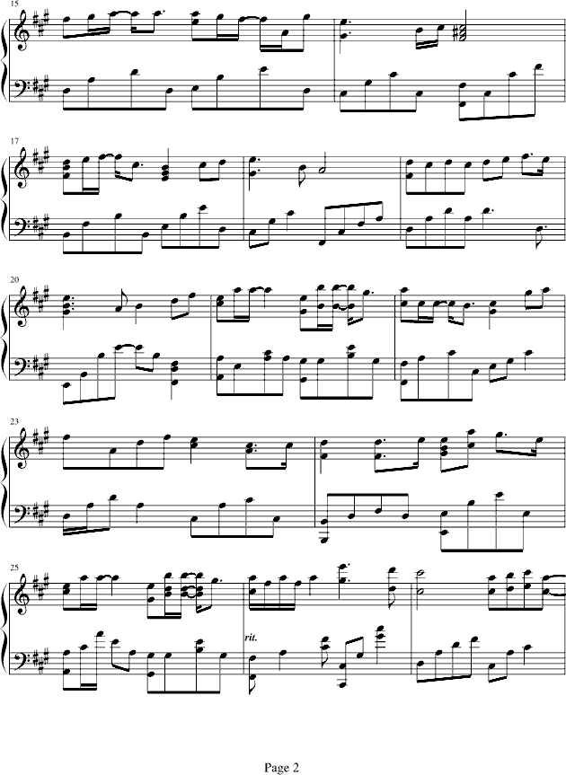 ҳ-Piano Version