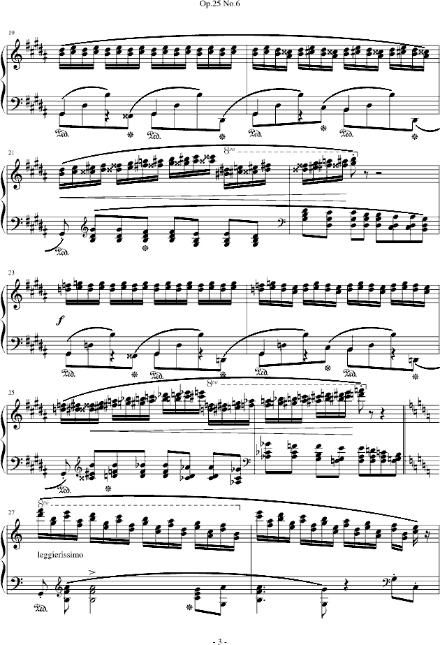 Фϰ Op.25 No.6