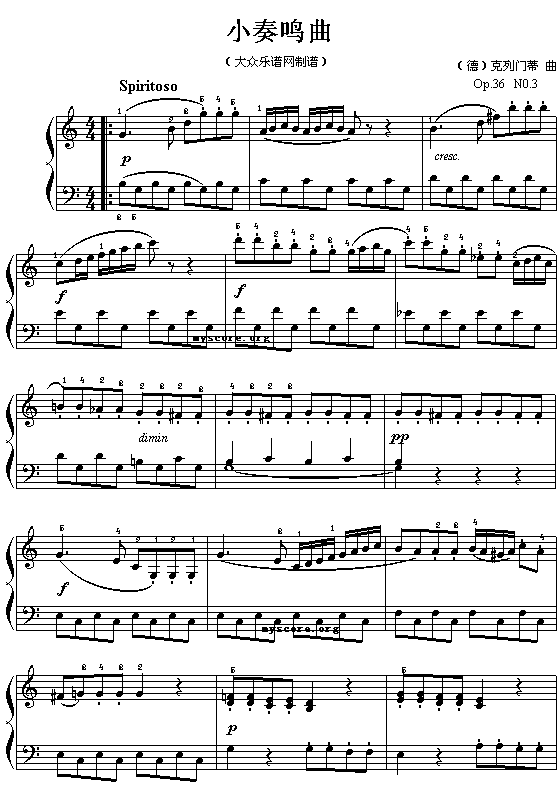 ()ŵ٣Сڶ£Op.36 No.3