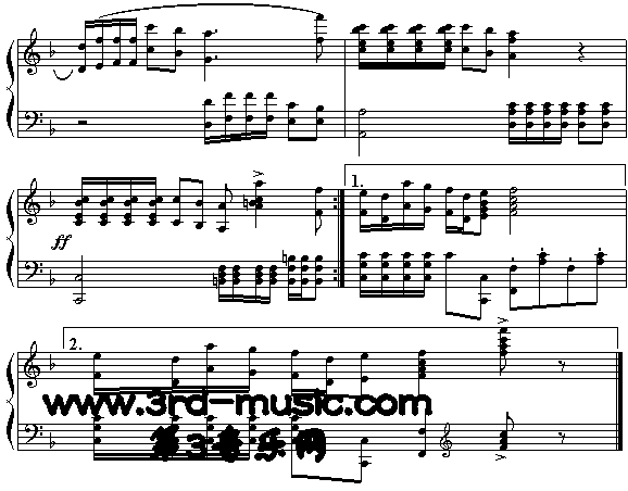 阿拉木汗(新疆民歌)[钢琴曲谱]吉他谱