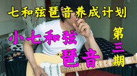 【大猫儿吉他教学】电吉他常用几种小七和弦琶音（即兴必练）
